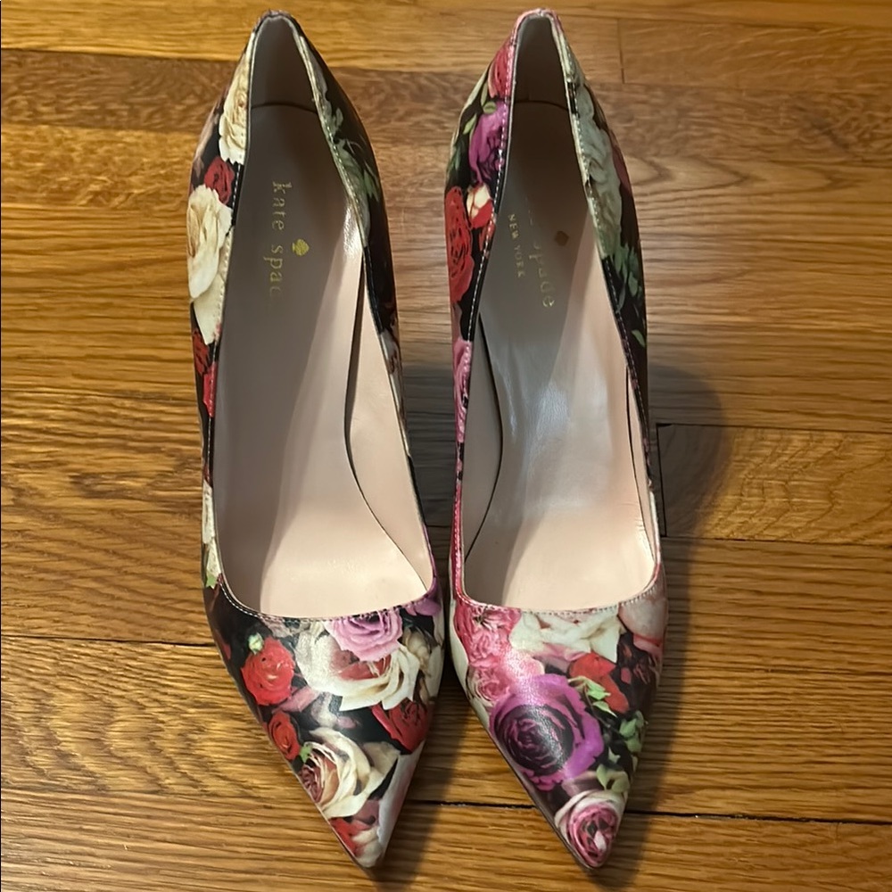 Kate Spade floral roses pump size 6.5